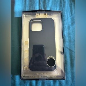 Black iPhone 12/13 pro max silicone case